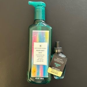 🆕 RADIANT SKY - Bath & Body Works Gel Soap & Wallflower Refill Set Wallflowers